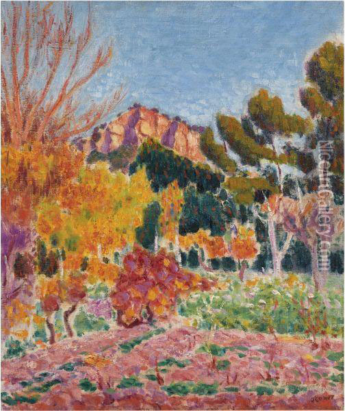 Landscape, Cassis Oil Painting - Roderic O'Conor