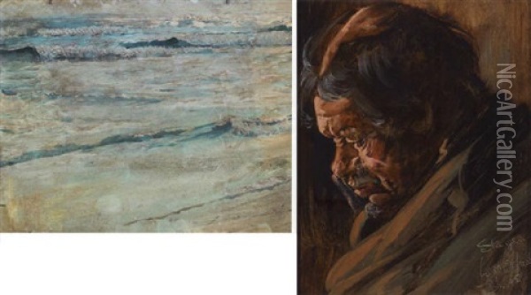 Skagenfiskeren Lars Gaihede Oil Painting - Peder Severin Kroyer