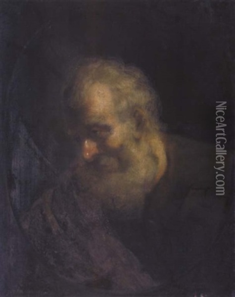 Bildnis Eines Bartigen Mannes Oil Painting - Jan Lievens