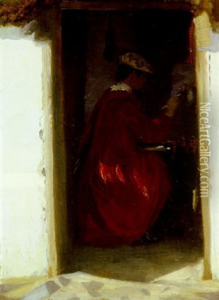 Marie Maler Oil Painting - Peder Severin Kroyer