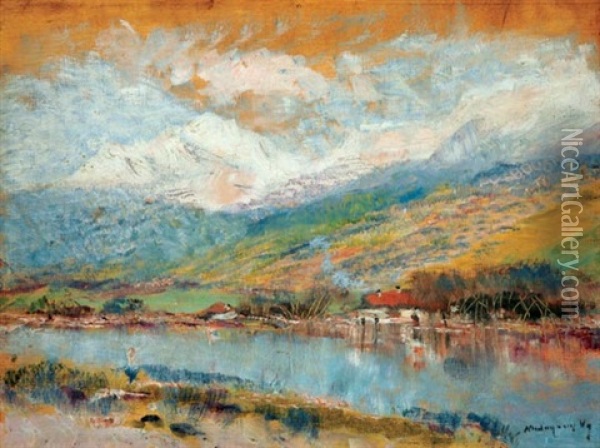Tatra Landscape Oil Painting - Laszlo Mednyanszky