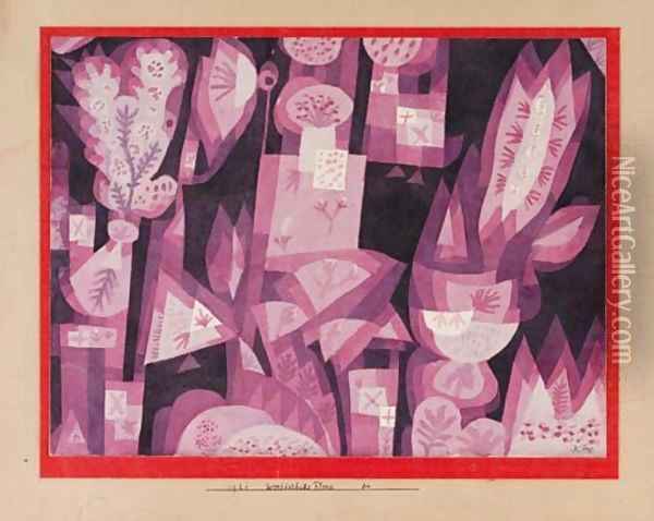 West-Ostliche Flora Oil Painting - Paul Klee