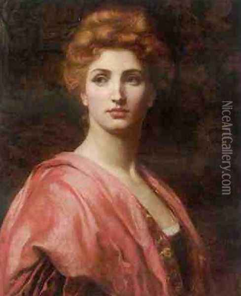 Portrait of a Woman 2 Oil Painting - Sir Thomas Francis Dicksee