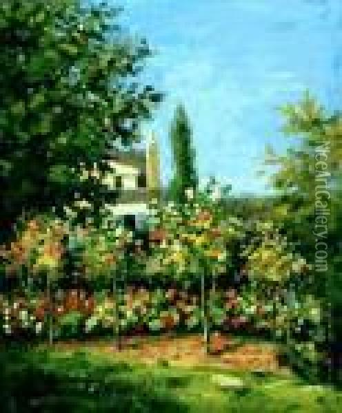 Blooming Garden Oil Painting - Claude Oscar Monet