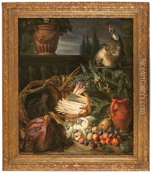 Bodegon De Frutas Oil Painting - Peter (Petrus) Snyers