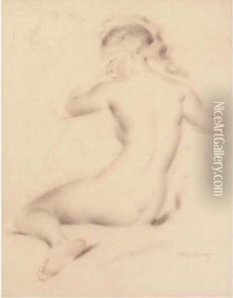 Female Nude Oil Painting - Vladimir Rozmainski