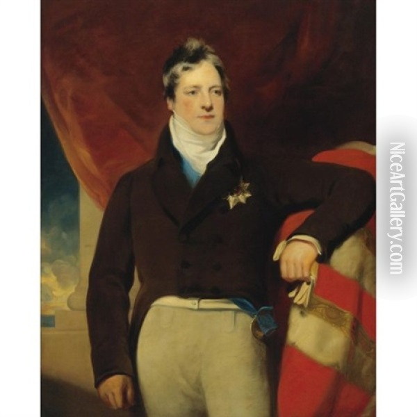 Portrait Of The Marquess Of Ely Oil Painting - Thomas Lawrence