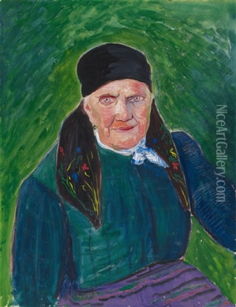 Rosalia Leis Oil Painting - Marianne von Werefkin