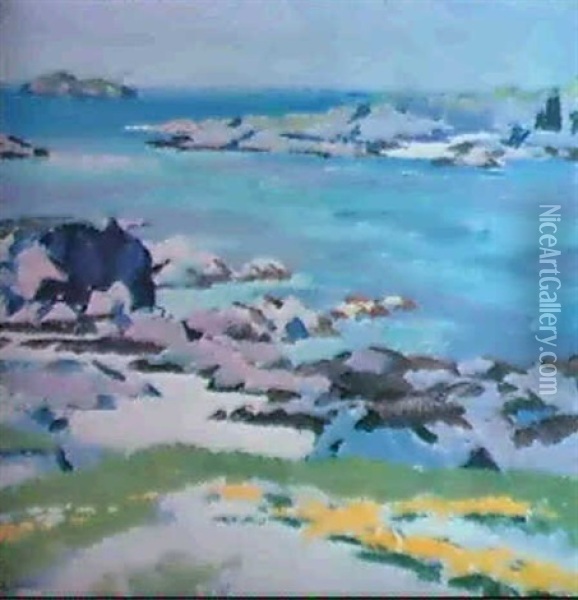 Calva, Iona Oil Painting - Francis Campbell Boileau Cadell