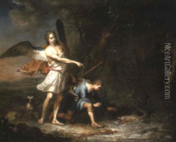 Tobias And The Angel Oil Painting - Gerard de Lairesse