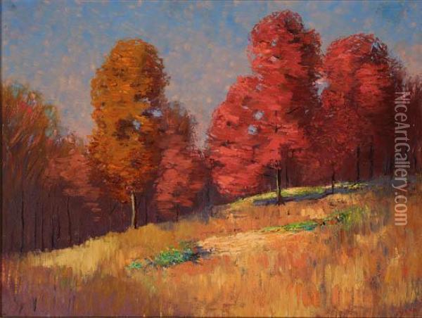 Spring Valley, Washington, D.c. Oil Painting - Will Hutchins