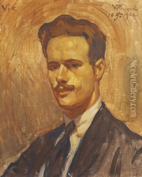 Portrait D'homme Oil Painting - Victor Emile Prouve