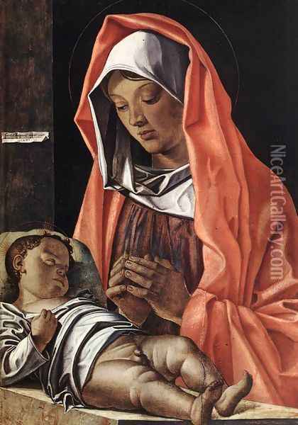 Virgin with Child Oil Painting - Francesco Bonsignori