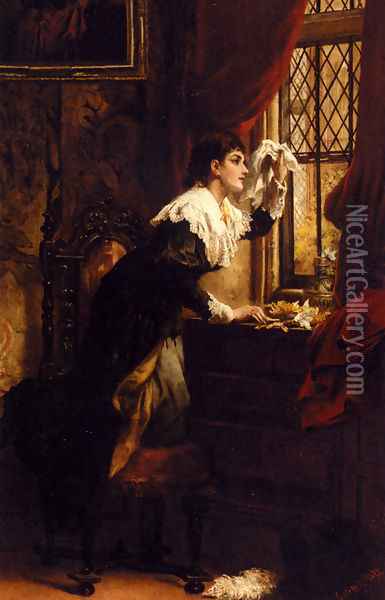 The Beloved's Arrival Oil Painting - Laslett John Pott