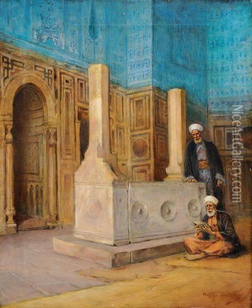 Interieur De Mosquee Oil Painting - Maxime Dastugue