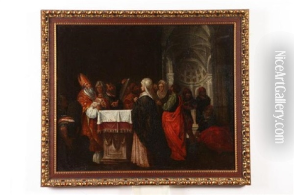 Presentation Of Christ Oil Painting - Paolo Veronese