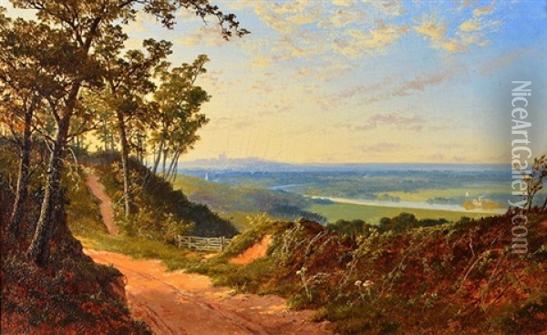 The Thames Below Windsor Oil Painting - Edward H. Niemann