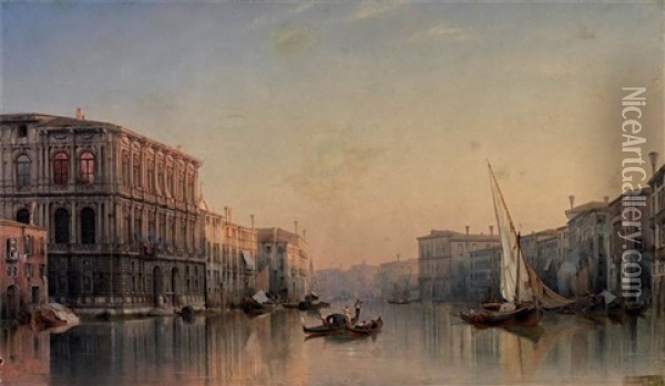 Venedik Oil Painting - Alexandr Nikolaevich Mordvinov