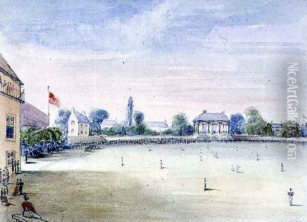 Lord's Cricket Ground, 1851 Oil Painting - Nicholas (Felix) Wanostrocht