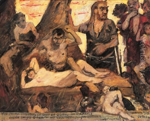 Ritratto Della Cantante Leonora Baroni Oil Painting - Lovis Corinth