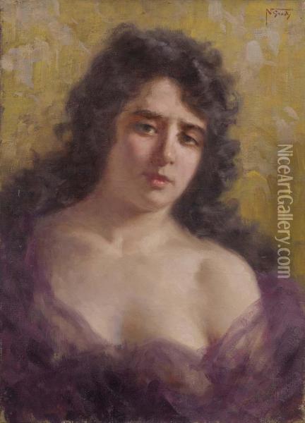 Figura Femminile Oil Painting - Napoleone Luigi Grady