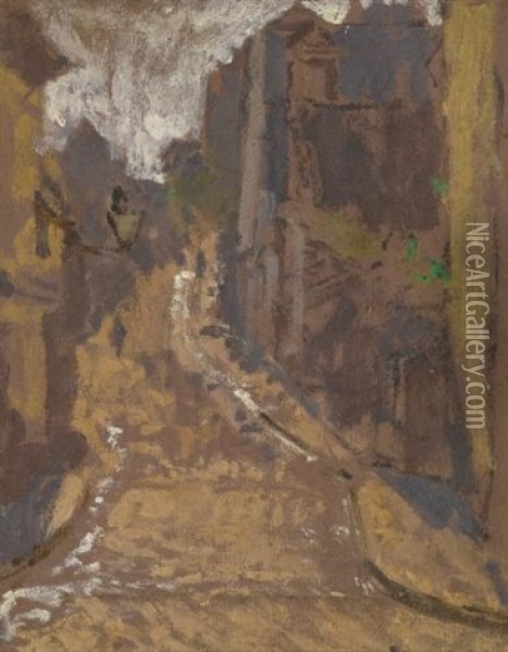 Le Mont De Neuville Oil Painting - Walter Sickert