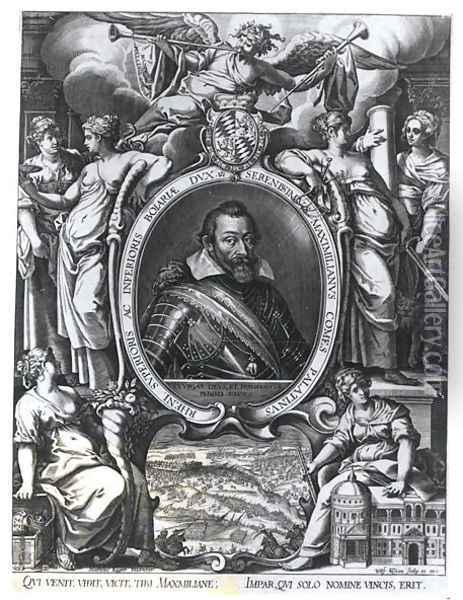 Portrait of Maximilian I of Bavaria Oil Painting - Kager, Johann Matthias