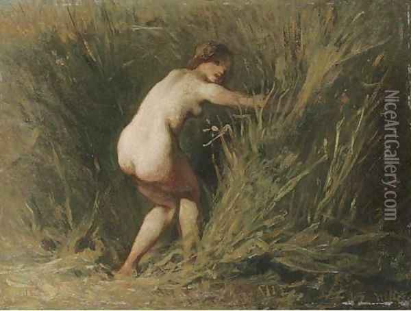 Nymphe dans les roseaux Oil Painting - Jean-Francois Millet