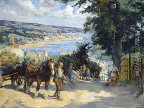On Paul Hill Oil Painting - Stanhope Alexander Forbes