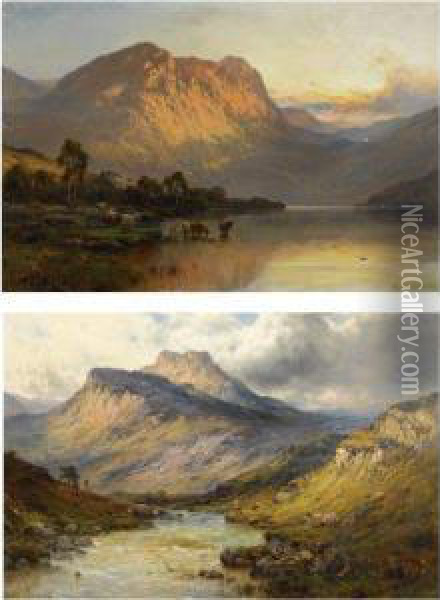 Loch Lomond Oil Painting - Alfred de Breanski