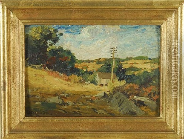 Rocky Pasture Oil Painting - Franklin DeHaven