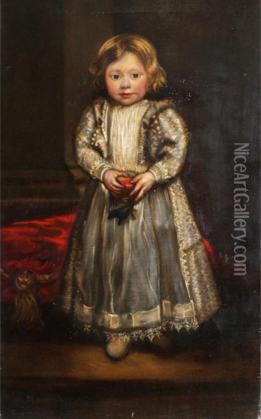 Maddalena Cattaneo Oil Painting - Sir Anthony Van Dyck
