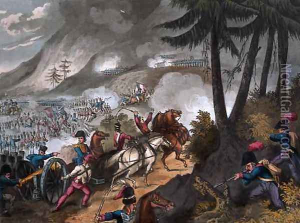Battle of the Pyrenees in 1813 Oil Painting - William Heath