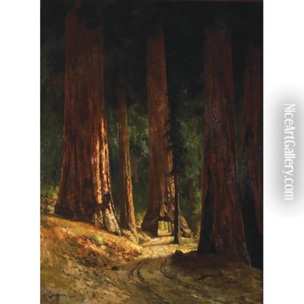 Tunnel Tree Oil Painting - Christian Jorgensen