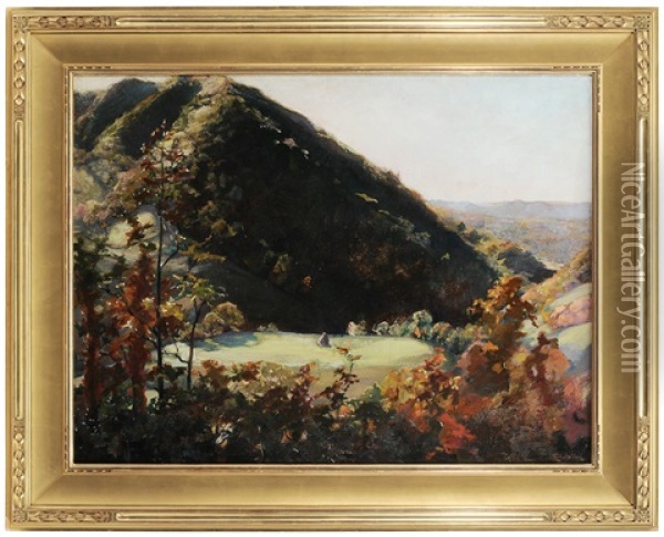 Hot Springs, Virginia Oil Painting - William Sergeant Kendall