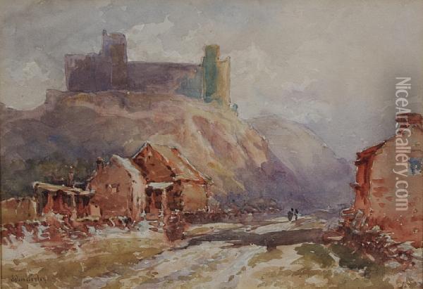 Caernarvon Castle Oil Painting - John Keeley
