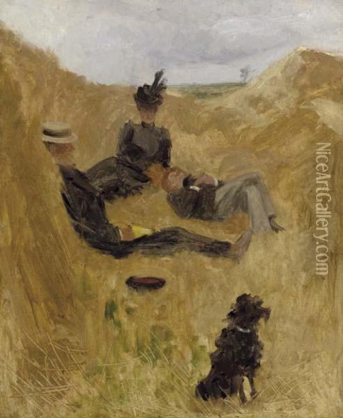 Partie De Campagne Oil Painting - Henri De Toulouse-Lautrec