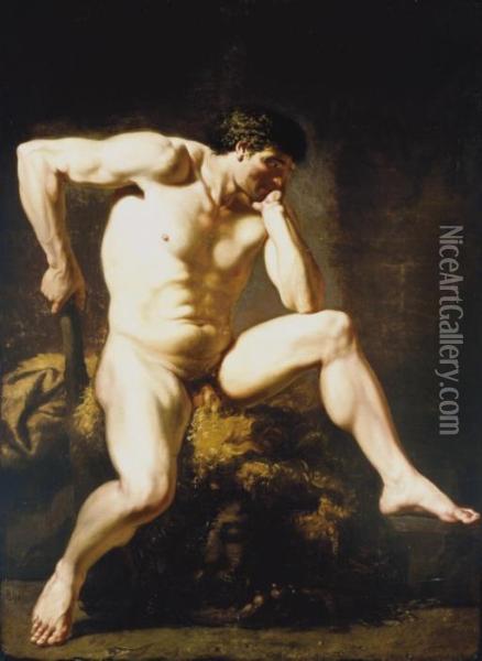 Hercules Oil Painting - Joseph Franque