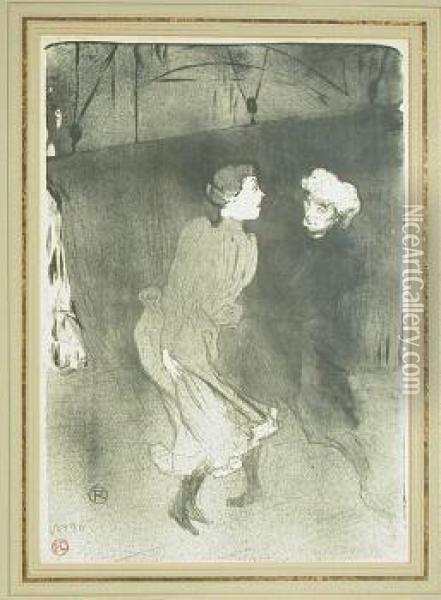 Repetition Generale Aux Folies-bergere (delteil 44; Adhemar 47;wittrock 34) Oil Painting - Henri De Toulouse-Lautrec
