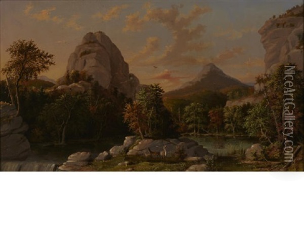 Nature's Splendor Oil Painting - Albertus Del Orient Browere