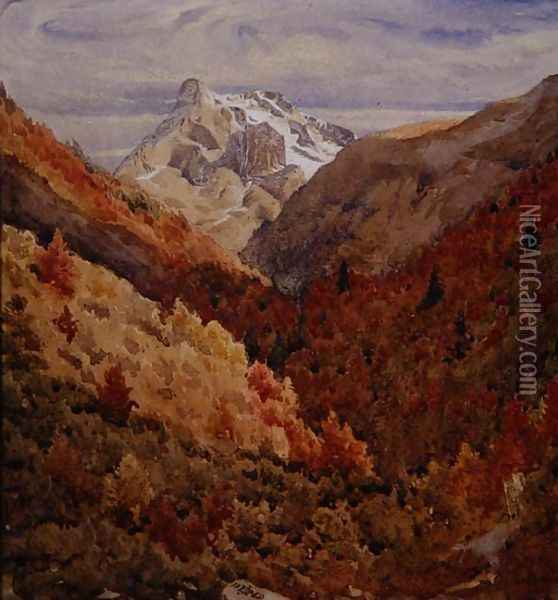 Mont Blanc, 1919 Oil Painting - Sir Edward John Poynter