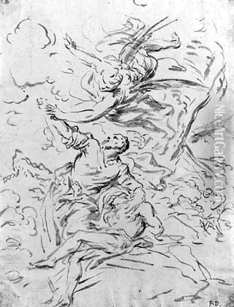 The Sacrifice of Isaac Oil Painting - Pietro Dandini