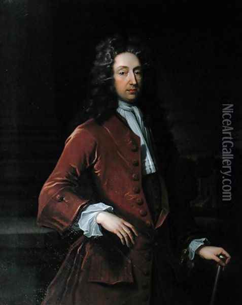 Portrait of Lord Digby 1661-1752 Oil Painting - Sir Godfrey Kneller