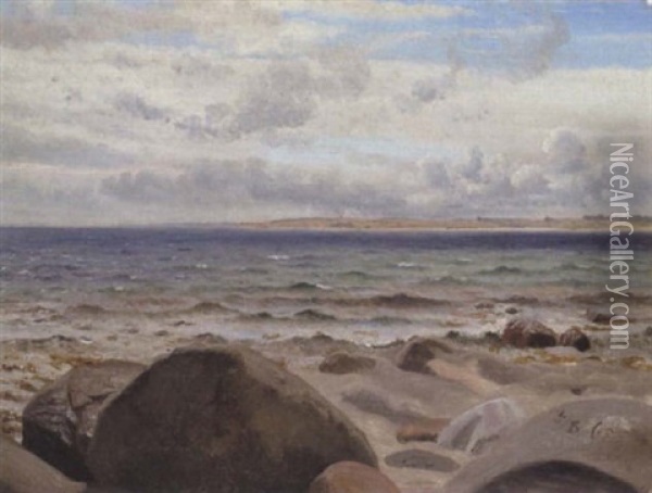 Ved Stranden Oil Painting - Vilhelm Peter Karl Kyhn