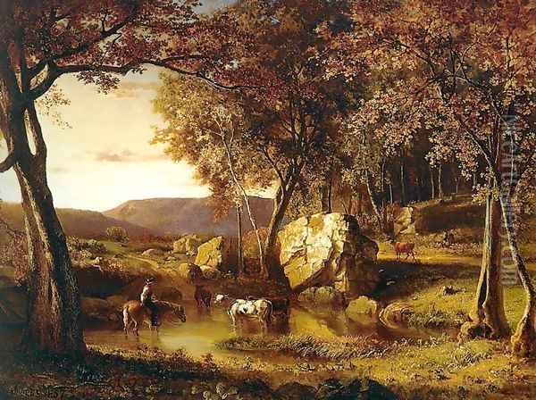 Summer Days Oil Painting - George Inness
