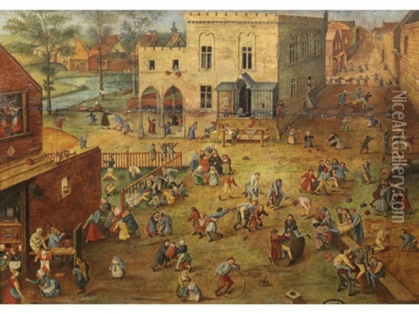 A Village Kermesse Oil Painting - Pieter Brueghel the Younger