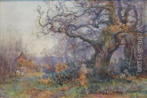 The Monarch Oak Oil Painting - E. Grant Rowe