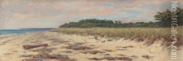 Coastal Scene, 1887 Oil Painting - Dwight William Tryon