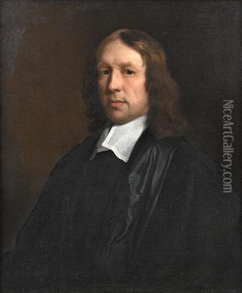 Portrait Of John Nicolas Oil Painting - John Riley