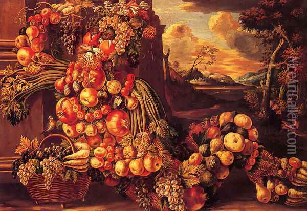 The Autumn 2 Oil Painting - Giuseppe Arcimboldo